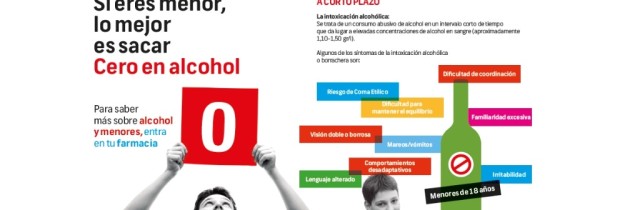 Farmacéuticos en la prevención del consumo de alcohol en menores de edad