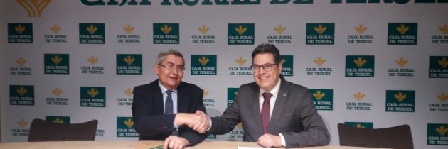 Firma convenio de colaboración Caja Rural de Teruel y  COFTeruel