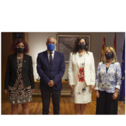 Encuentro con el Presidente de las Cortes de Aragón