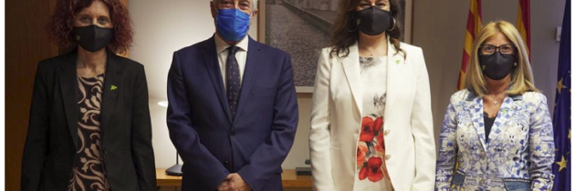 Encuentro con el Presidente de las Cortes de Aragón