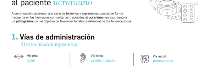 Guía práctica para atender a pacientes  Ucranianos en la farmacia