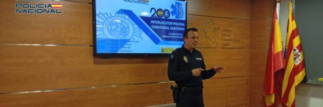 El COFTeruel refuerza la prevención de agresiones con una formación especializada impartida por el Interlocutor Policial Sanitario