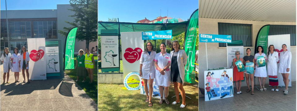 El Colegio Oficial de Farmacéuticos de Teruel acerca la campaña de fotoprotección a las piscinas de la ciudad