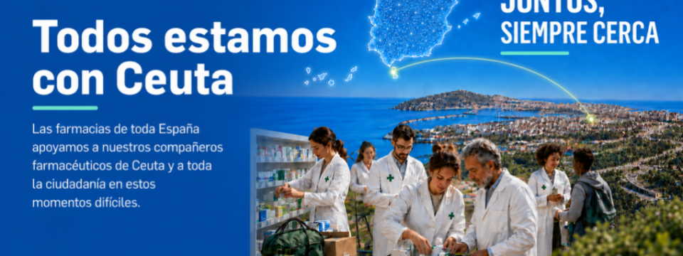 El Colegio Oficial de Farmacéuticos de Teruel muestra su apoyo a los farmacéuticos y habitantes de Ceuta frente a la crisis migratoria