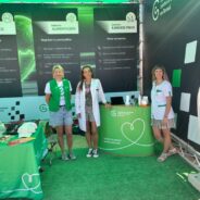 El Colegio de Farmacéuticos de Teruel acerca la fotoprotección a los aficionados de MotoGP en MotorLand Aragón