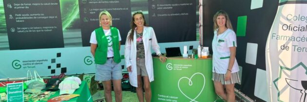 El Colegio de Farmacéuticos de Teruel acerca la fotoprotección a los aficionados de MotoGP en MotorLand Aragón