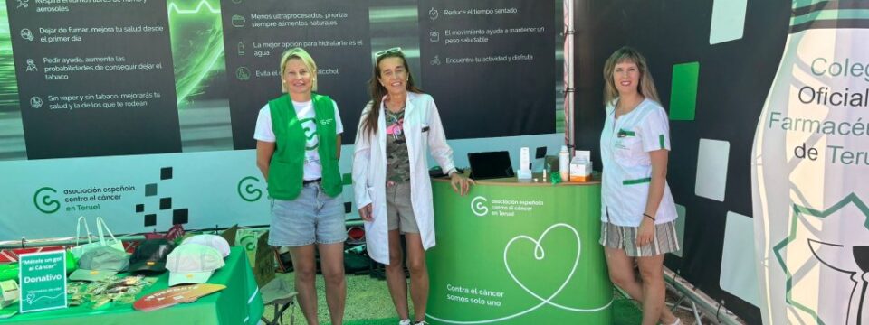 El Colegio de Farmacéuticos de Teruel acerca la fotoprotección a los aficionados de MotoGP en MotorLand Aragón
